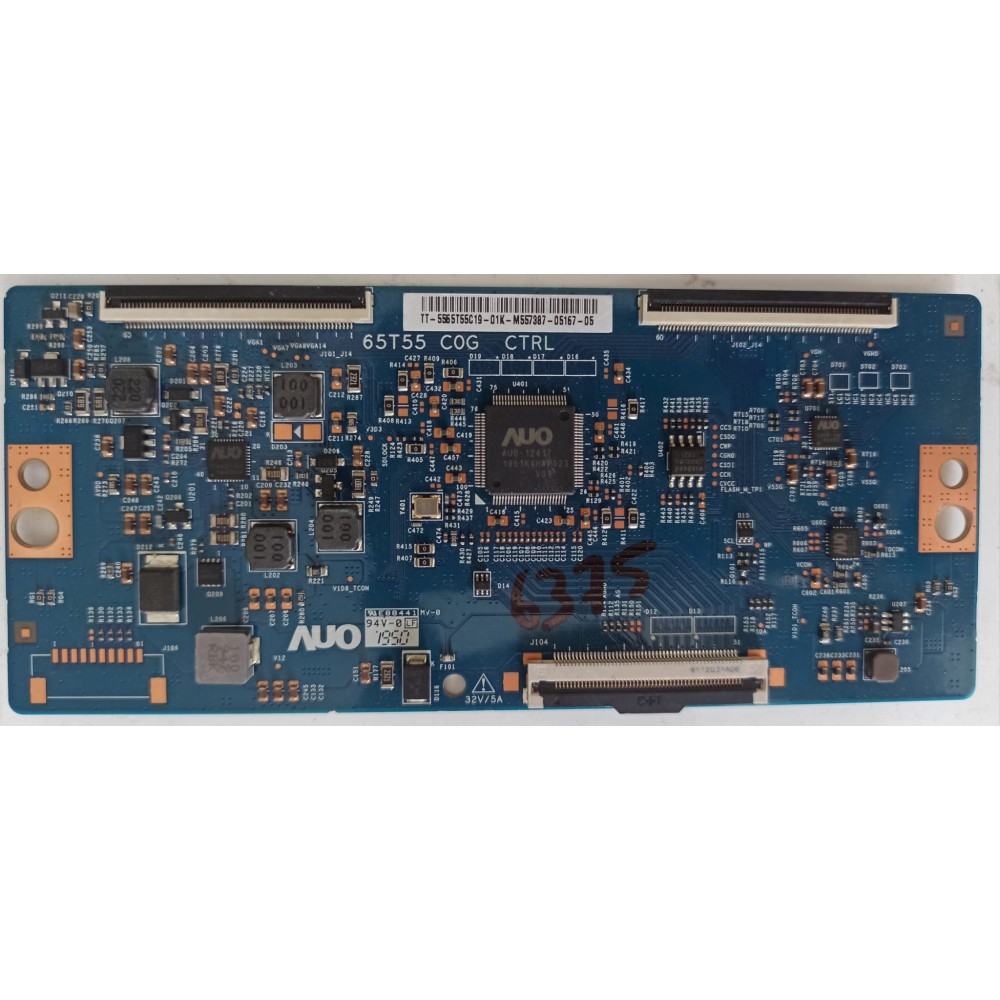65T55 COG CTRL, T650QVN07.9, 65" TV, TT-5565T55C19-22D-M710070-02807-06, AUO AU OPTRONİCS, T-CON BOARD 65T55 COG CTRL, T650QVN07.9, 65" TV, TT-5565T55C19-22D-M710070-02807-06, AUO AU OPTRONİCS, T-CON BOARD