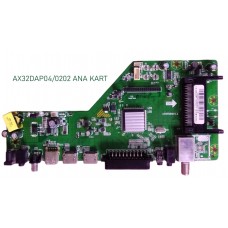 17AT004V1.1, Y.M ANAKART 17AT004 V1.1A DVB-S2 MNL, Sunny SN32DIL04/0202, AXEN AX32DAP04/0202 Main Board, Ana Kart, LSC320AN09-E02