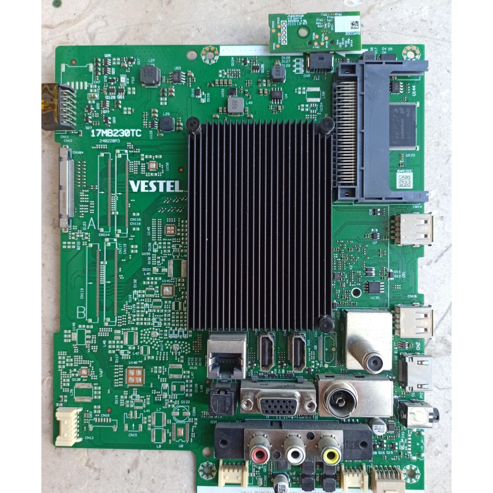 23692550, 17MB230TC, VESTEL 50U9500, MAIN BOARD, ANAKART, VES500QNDP 23692550, 17MB230TC, VESTEL 50U9500, MAIN BOARD, ANAKART, VES500QNDP
