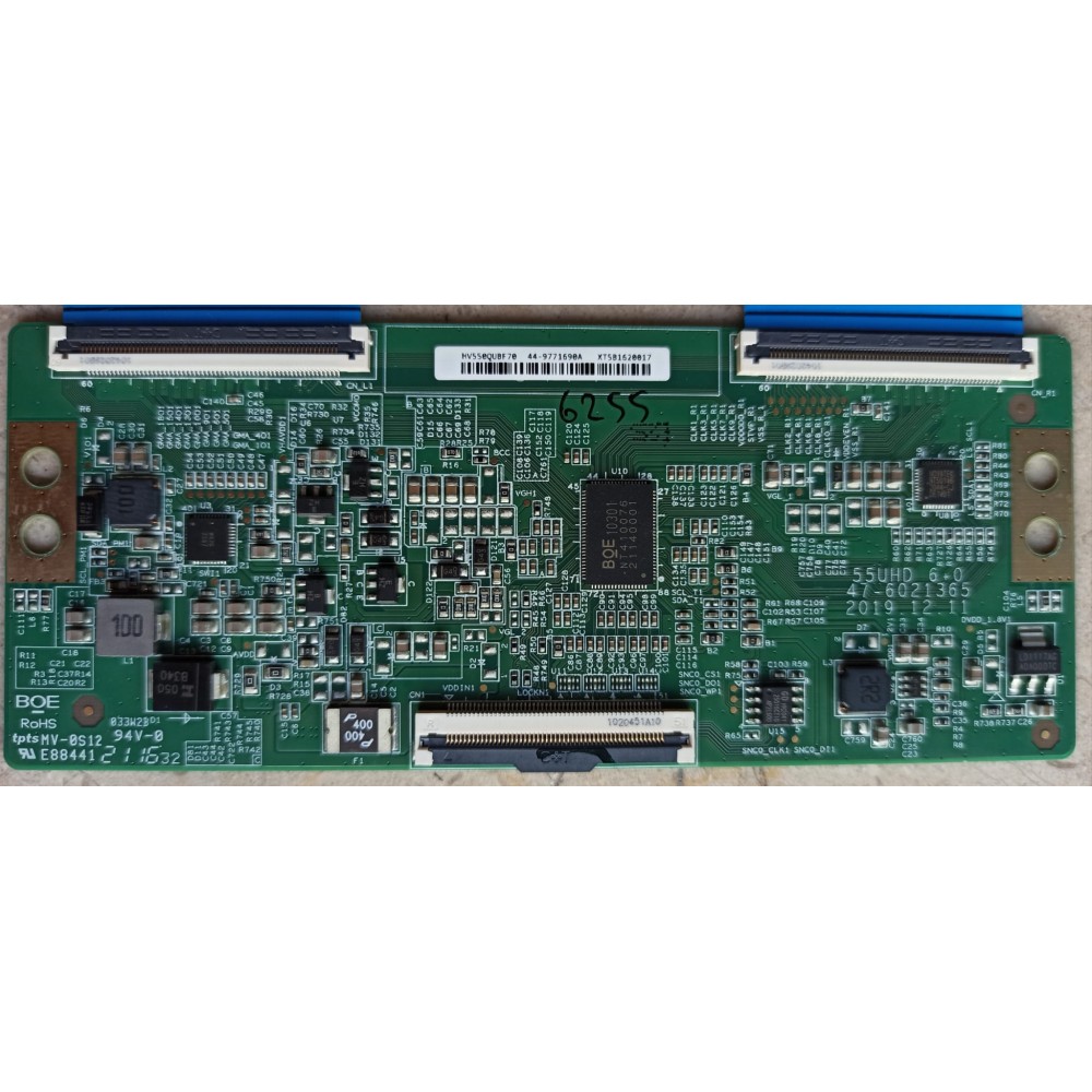 HV550QUBF70, 44-9771690A, 55UHD 6.0, 47-6021365, VESTEL 55U9500, TCON HV550QUBF70, 44-9771690A, 55UHD 6.0, 47-6021365, VESTEL 55U9500, TCON