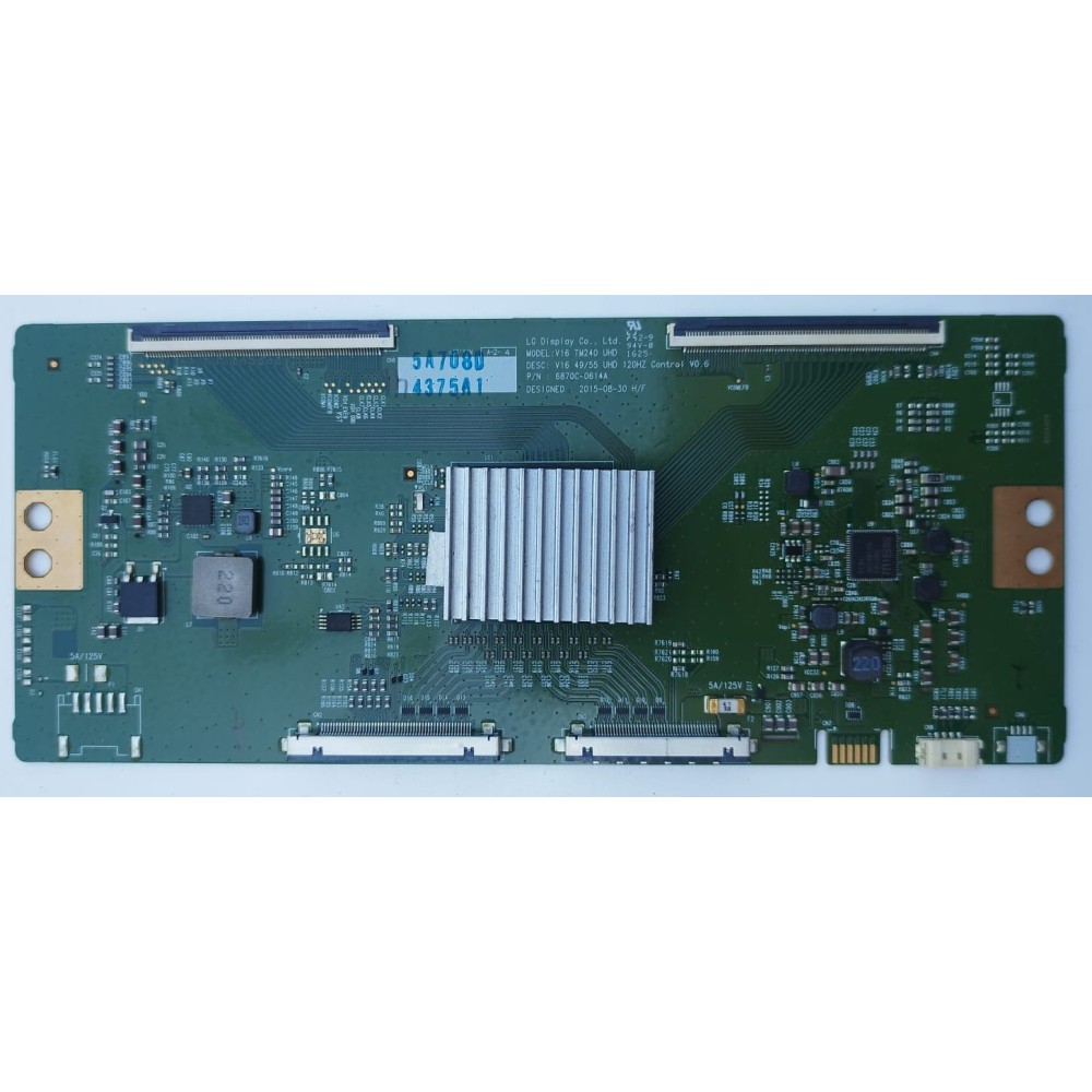 6870C-0614A, 6871L-4375A, LG 49UH770V, Philips 55PUS6561/12, Tcon Board 6870C-0614A, 6871L-4375A, LG 49UH770V, Philips 55PUS6561/12, Tcon Board