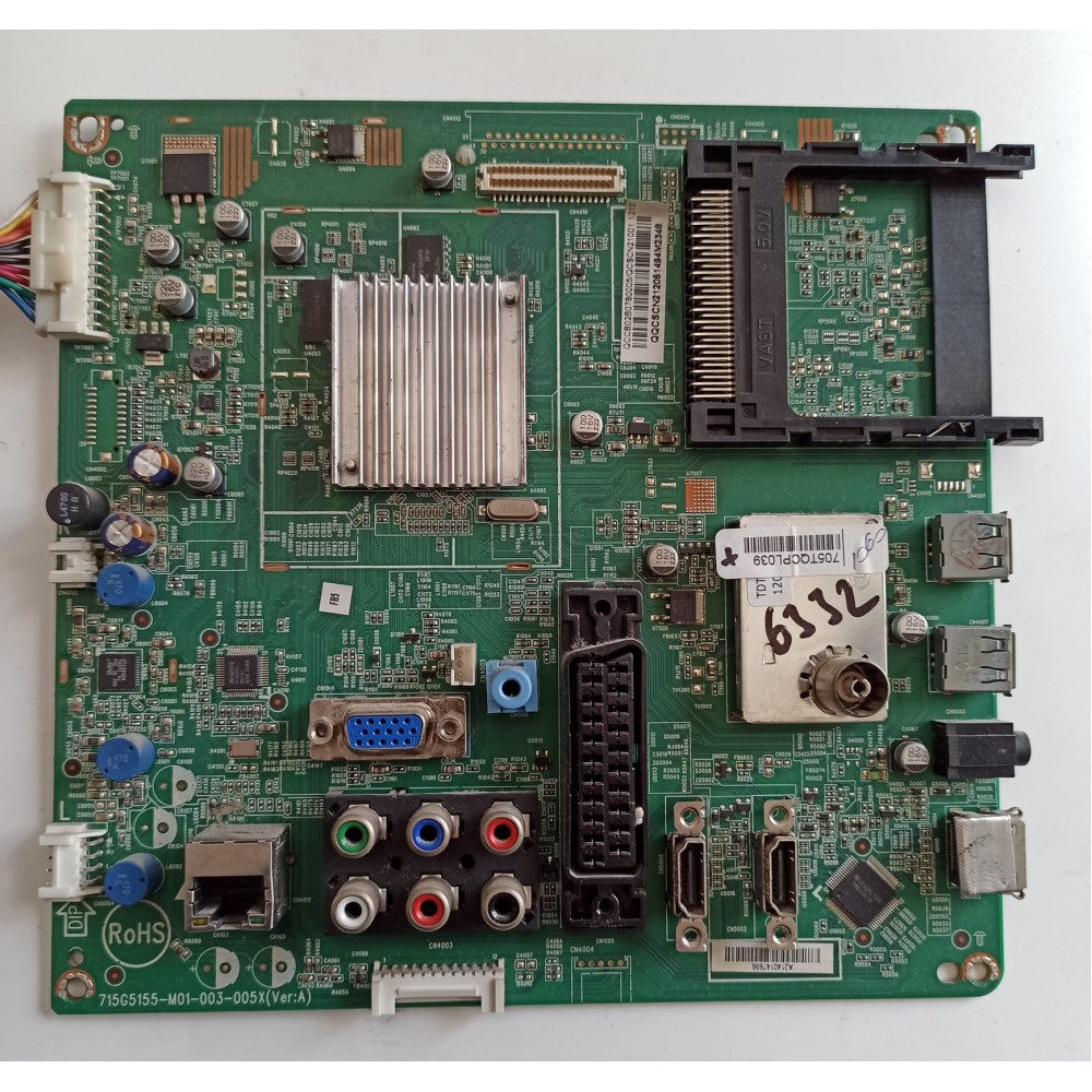 715G5155-M01-003-005X , (VER:A) , Philips , 32PFL3517 , LED , V320HJ2 , Main Board , Ana Kart 715G5155-M01-003-005X , (VER:A) , Philips , 32PFL3517 , LED , V320HJ2 , Main Board , Ana Kart