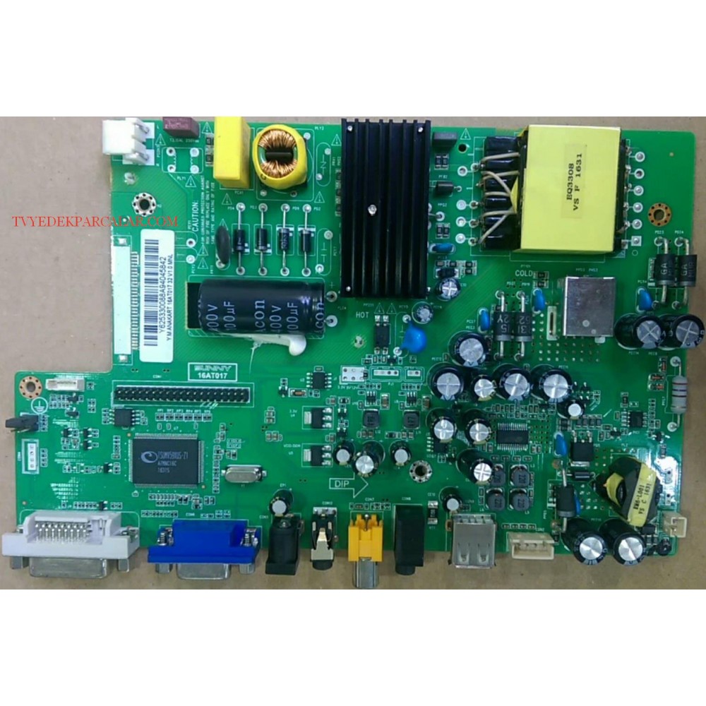 16AT017 , Y M ANAKART 16AT017 32 V1.0 MNL , SUNNY SN032DLD16AT017-AM Main Board Ana Kart 16AT017 , Y M ANAKART 16AT017 32 V1.0 MNL , SUNNY SN032DLD16AT017-AM Main Board Ana Kart