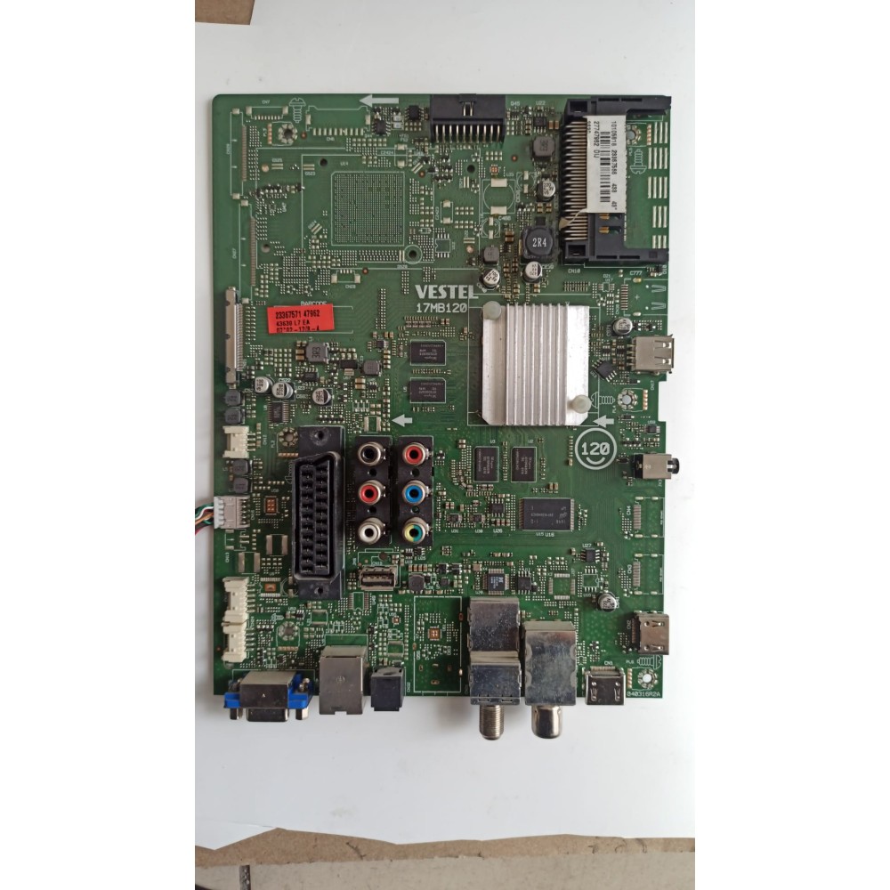 17MB120, 23367566, 23367571, Vestel 43UB8600, ANAKART, MAIN BOARD, VES430QNDL-2D 17MB120, 23367566, 23367571, Vestel 43UB8600, ANAKART, MAIN BOARD, VES430QNDL-2D
